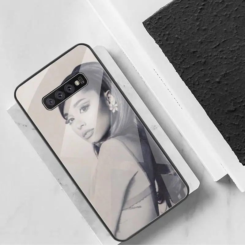 

Ariana Grande - positions Phone Case Tempered Glass For Samsung S20 Plus S7 S8 S9 S10 Plus Note 8 9 10 Plus