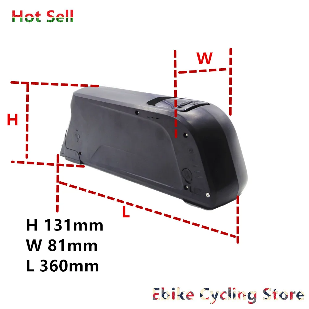 Günstig 500w 750w Delphin Atlas Ebike Akku 48V 10,4 Ah 11,6 Ah 14Ah Mit USB Port Fett Fahrrad Mountainbike Batterie Mit Ladegerät