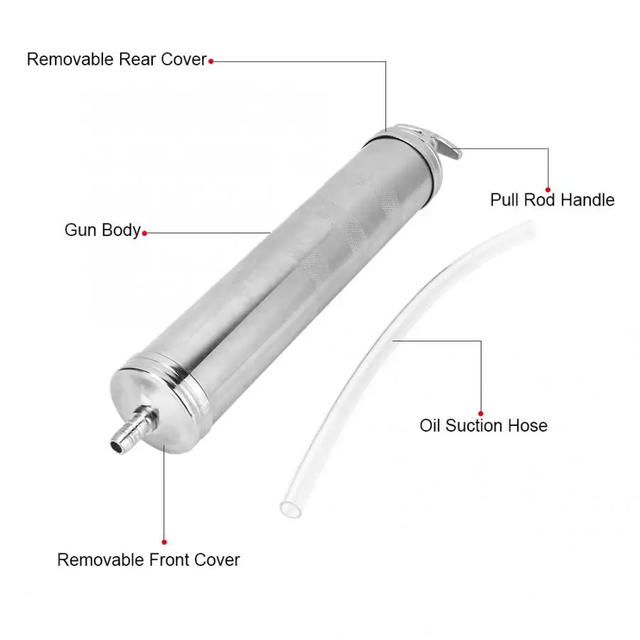Пистолет для всасывания масла вакуумный ручной шприц из алюминиевого сплава и