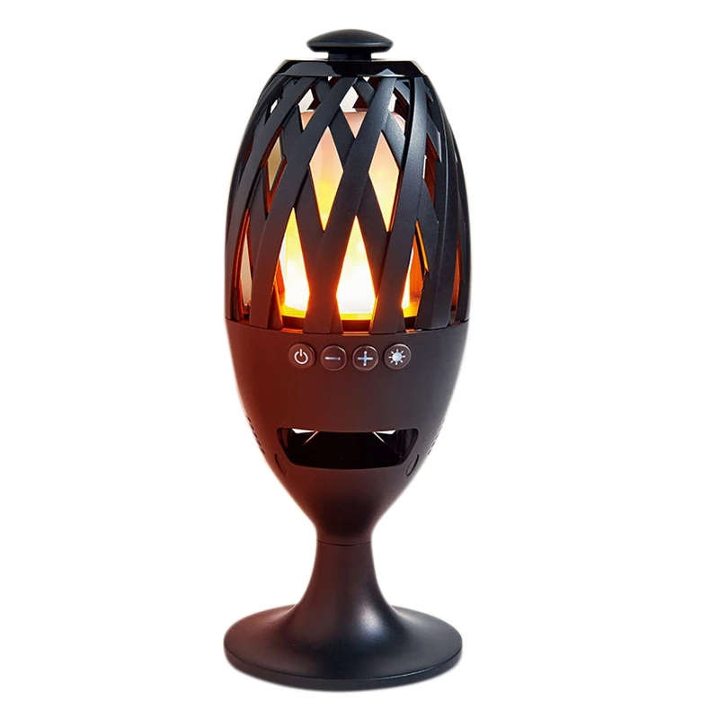 JABS TWS светильник Имитация пламени беспроводной bluetooth динамик креативный мини