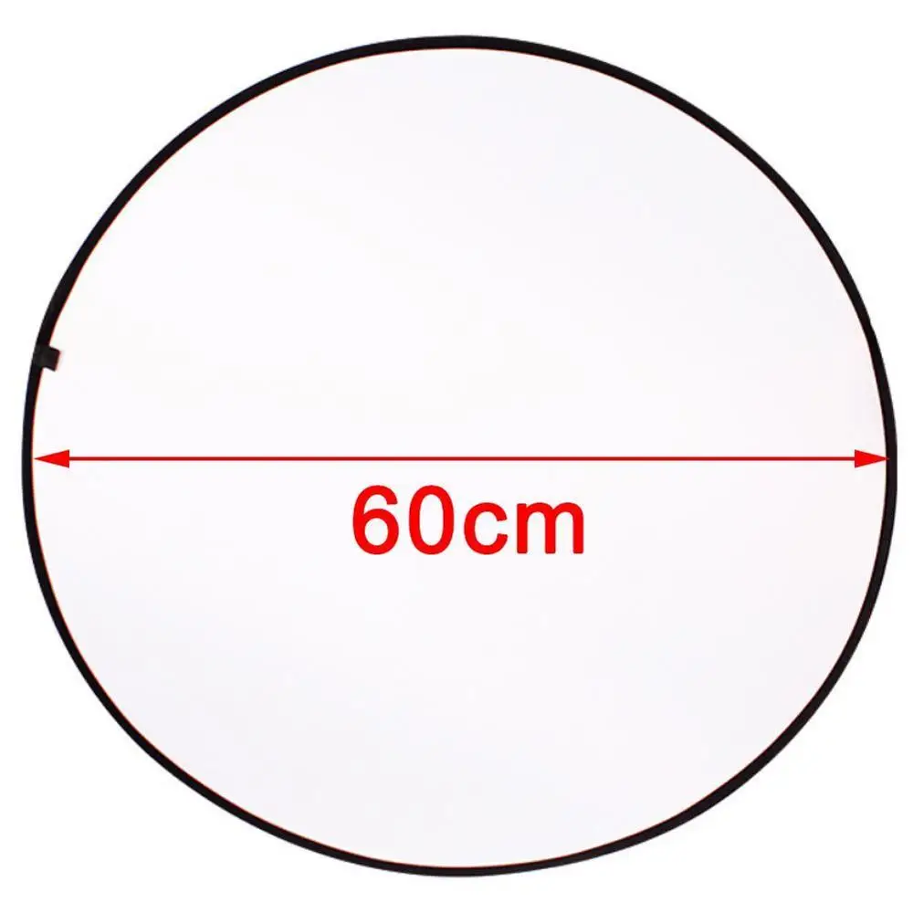 

1 Pcs 5 in 1 Round Reflector 60CM Photo Fill Light For Photography Mini Diffuser Y6V5 Foldable Studio Reflector Portable Pl O3F2