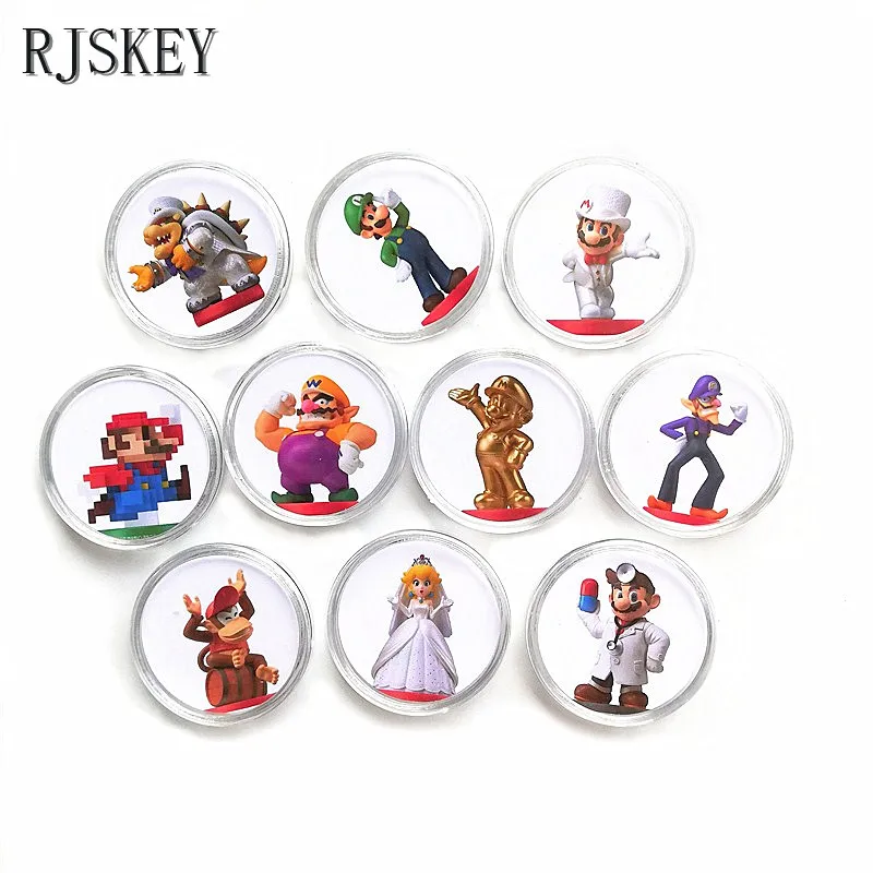 Полный набор 10 шт. Супер Марио Одиссея Amiibo NFC карты Коллекционная монета тег NS/переключатель Avaliable Zelda Splatoon Smash Bros Diablo