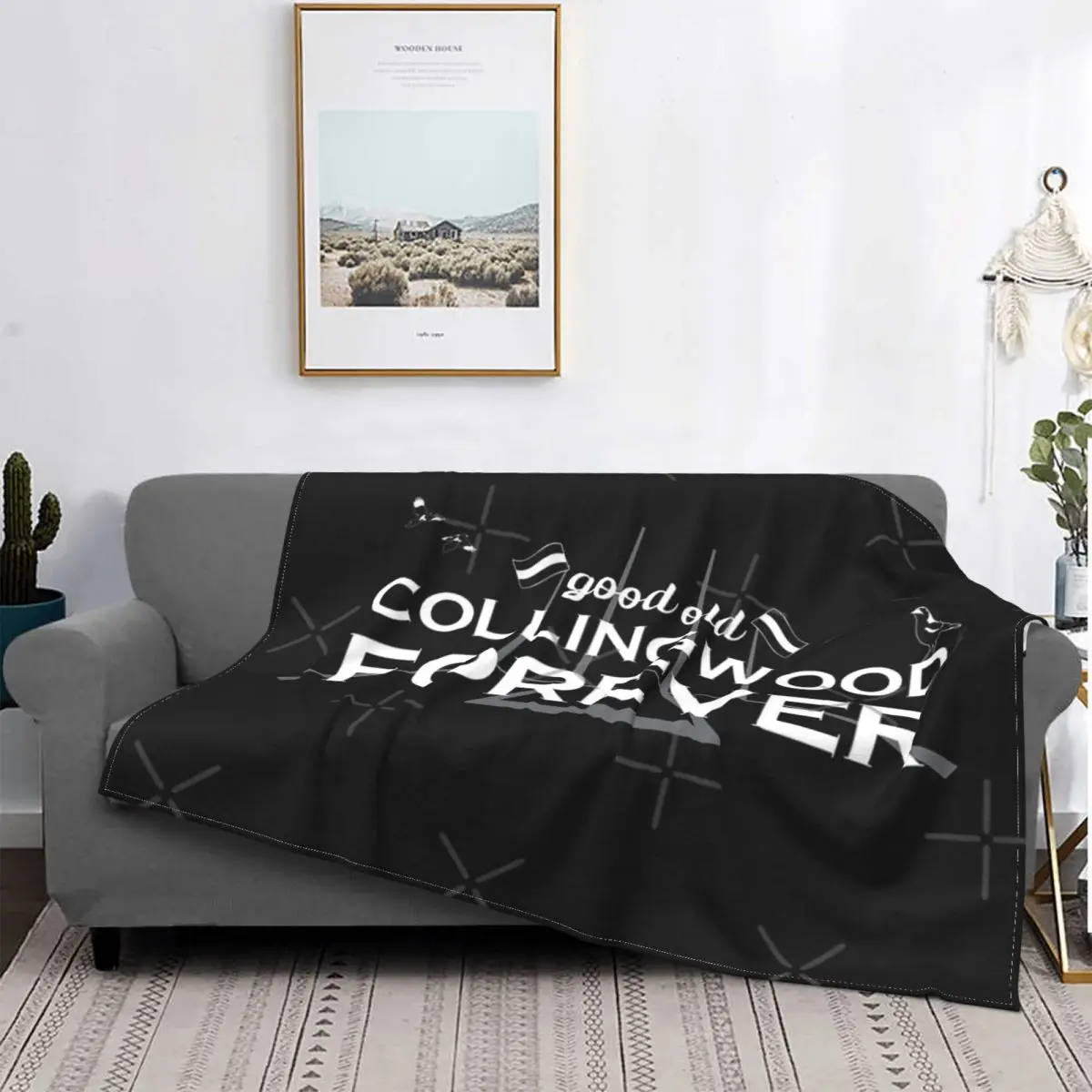 

Good Old Collingwood Forever-Manta para cama, edredones a cuadros, manta de пикник, felpa de Anime, mantas para camas