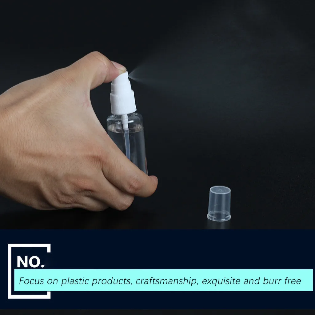 10 мл портативная дезинфекционная бутылка с пульверизатором для путешествий