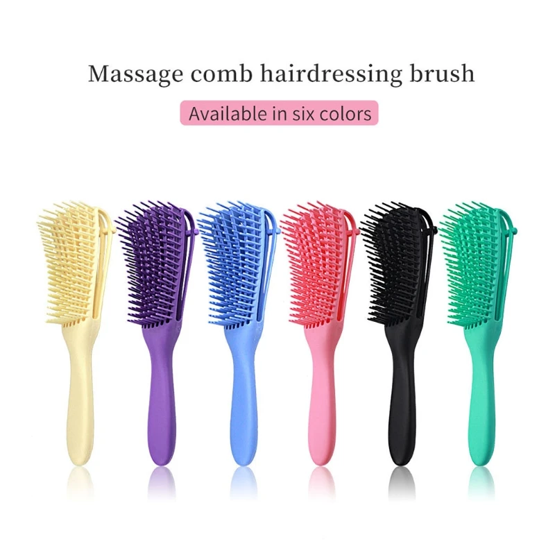 

Detangling Brush Detangler Brush Hair Brush Comb for Natural Curly Thick Hair U2JD
