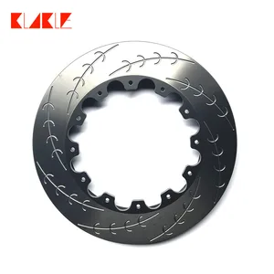 KLAKLE Auto Front Brake Disc 330*32MM Big Friction Are 62MM Brake Rotor For 17 Inches Front Axle For Megane romeo GTA
