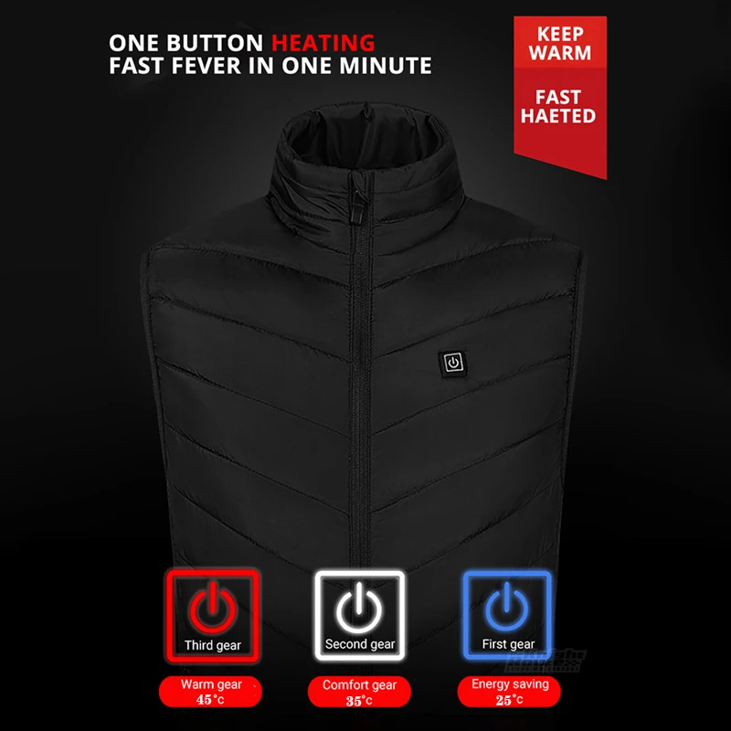 Мотоциклетная куртка мотоциклетная САМОНАГРЕВАЮЩАЯСЯ жилетка с питанием от USB