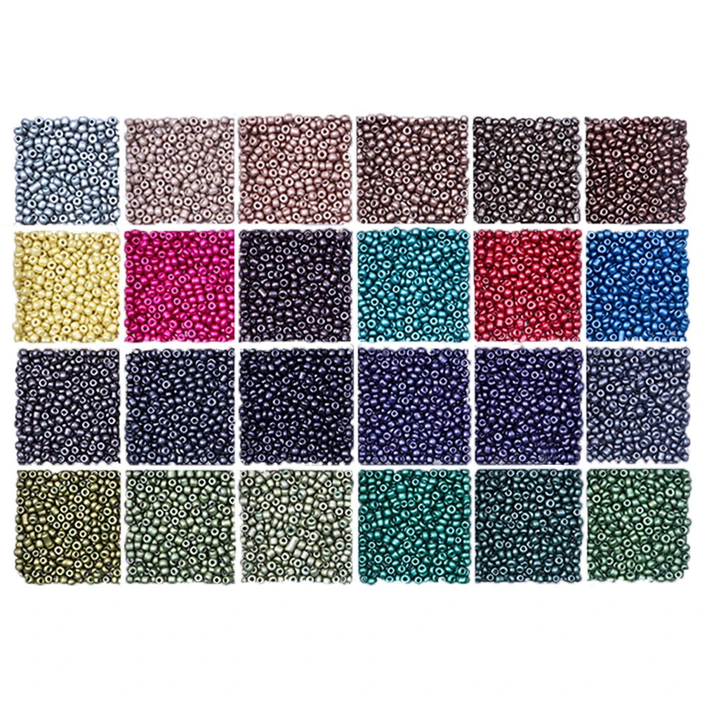 

Glass Seed Beads Started Kit Series, 2mm Small Pony Beads for DIY Craft &Art Project Bracelet Necklace Earrings Jewelry Making