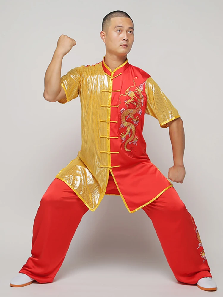 

USHINE chinese wushu uniform Kungfu clothes martial arts suit routine outfit nanquan costume man woman girl boy