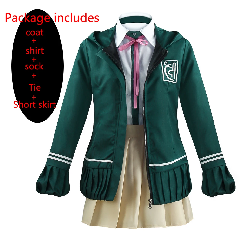 Chiaki Nanami Косплей Костюм данганронпа 2 Искусственный Аниме Хэллоуин костюм для