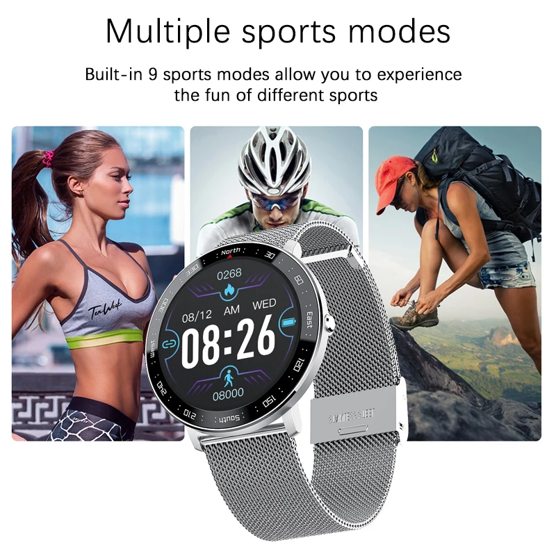 

New Men And womenSsmart Digital watch Luxury blood pressure digital watch Fashion calorie waterproof sports watch for AndroidIOS