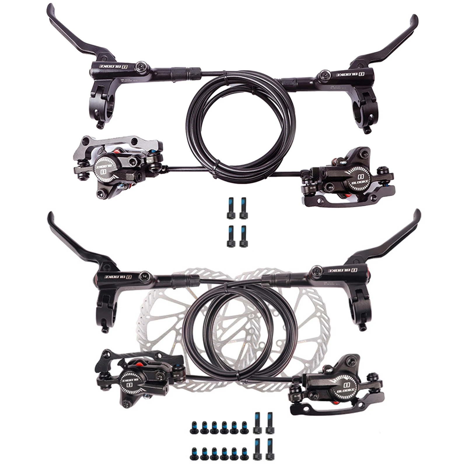 

MTB Bike Oil Disc Brake 160mm Rotor Caliper Hydraulic Calliperplate Front Rear Handle A B-pillar CNC Bicycle Parts Incredible