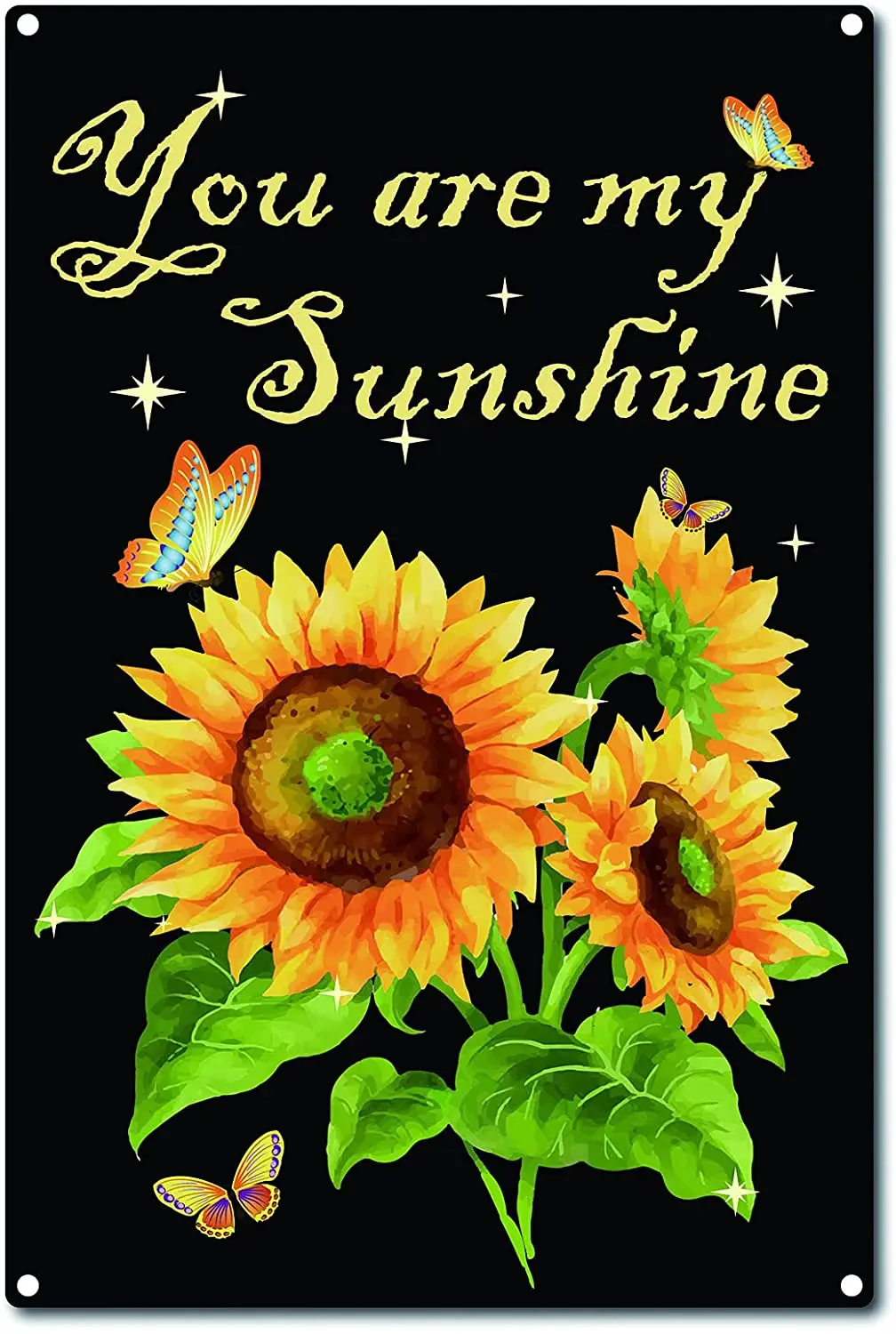 

Жестяной плакат You are my sunshine в стиле ретро, металлическое украшение для стен, декоративное искусство, железная живопись, постер для дома, сада, бара