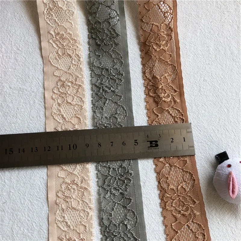 Красивая лента 3,5 см S1397 из черной ткани | Лента с зубчатыми вставками высокого качества, украшение с зубчатыми вставками для горловины