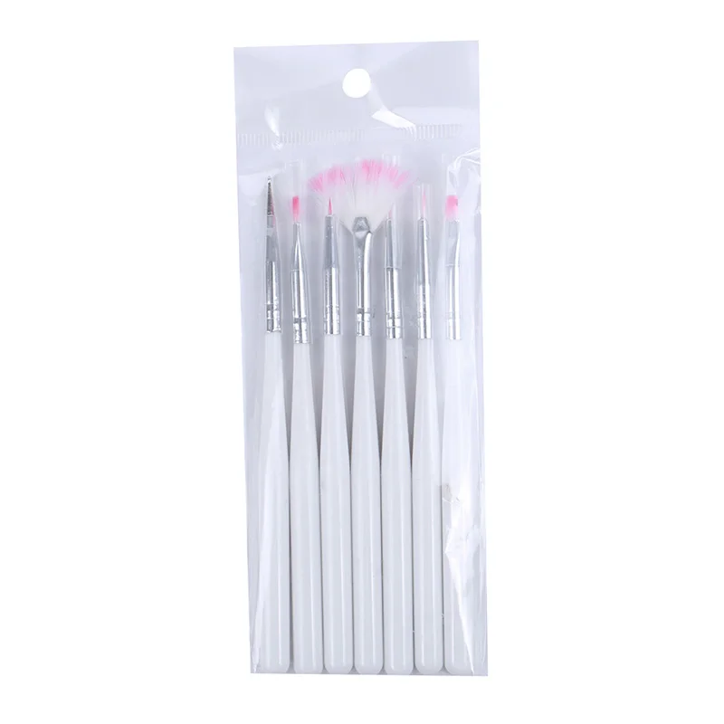 Набор кистей для ногтей 7 шт./компл. лайнер ногтевого дизайна точечная роспись