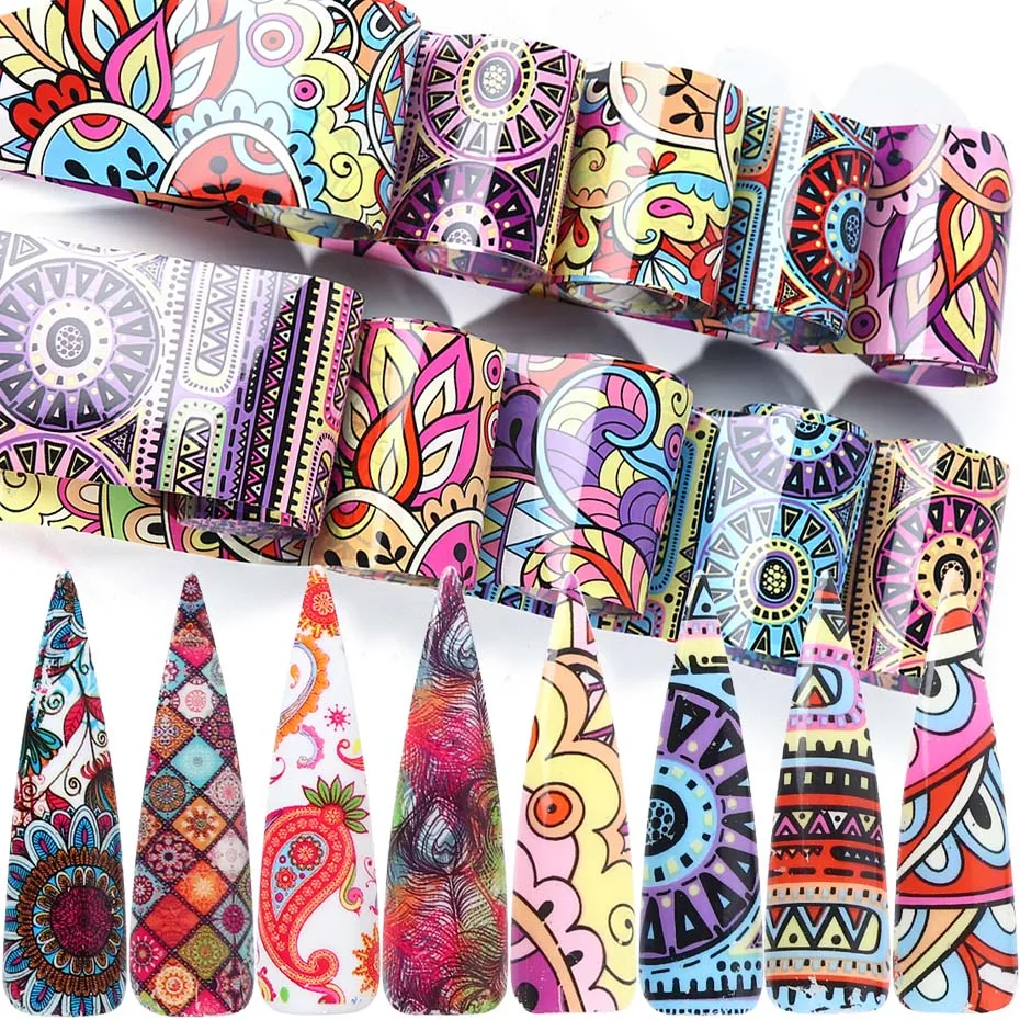 10 шт. декоративные наклейки для ногтей в стиле ретро|Стикеры и наклейки| |