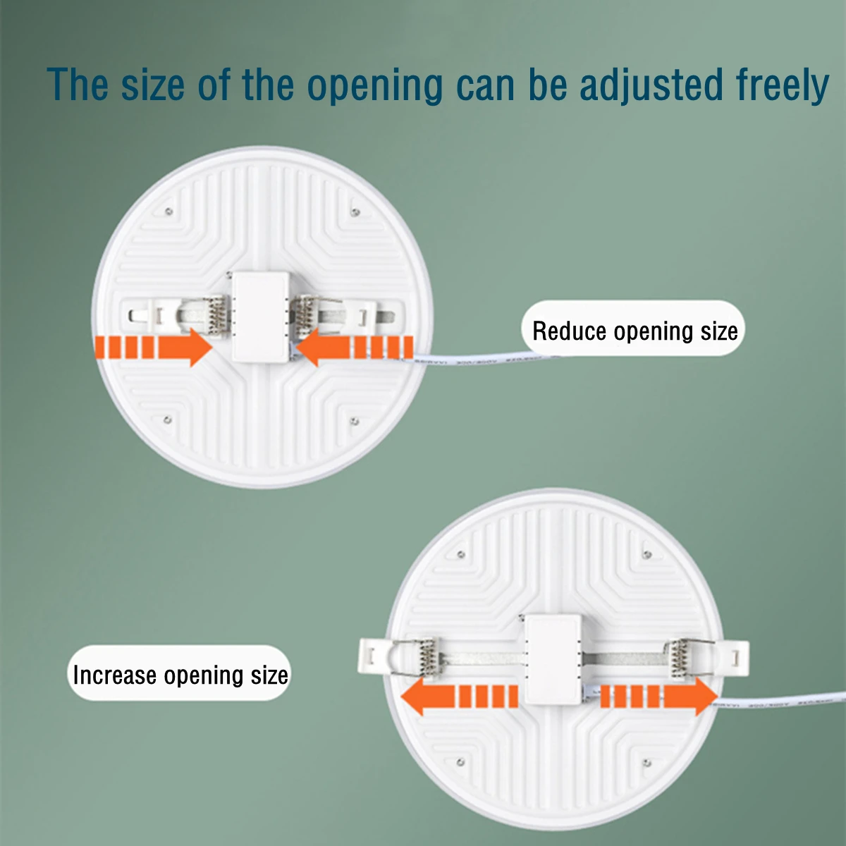 Ультратонкий Встраиваемый светодиодный потолочный светильник s современные