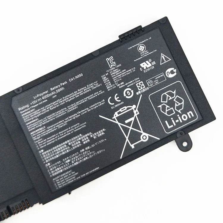 HanGreat C41-N550 Новый аккумулятор для ноутбука Asus N550 N550J N550JA N550JV N550JK N550X47JV Q550L Q550LF G550 G550J