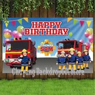 Фон для фотосъемки пожарный двигатель