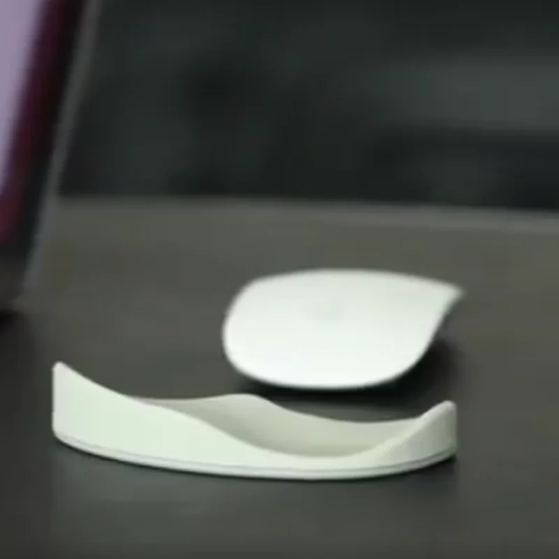 Коврик для мыши из силикона эргономичный нескользящий обтекаемый подставка