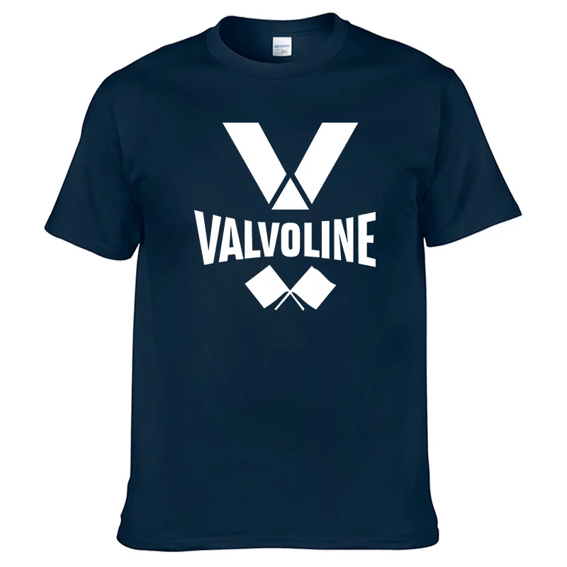 VALVOLINE F1 высокое качество доступная Новинка 100% хлопковая футболка классная Летняя