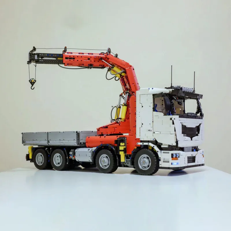 Новый RC power function Technic летучая мышь грузовик внедорожный спасательный кран MOC 8800