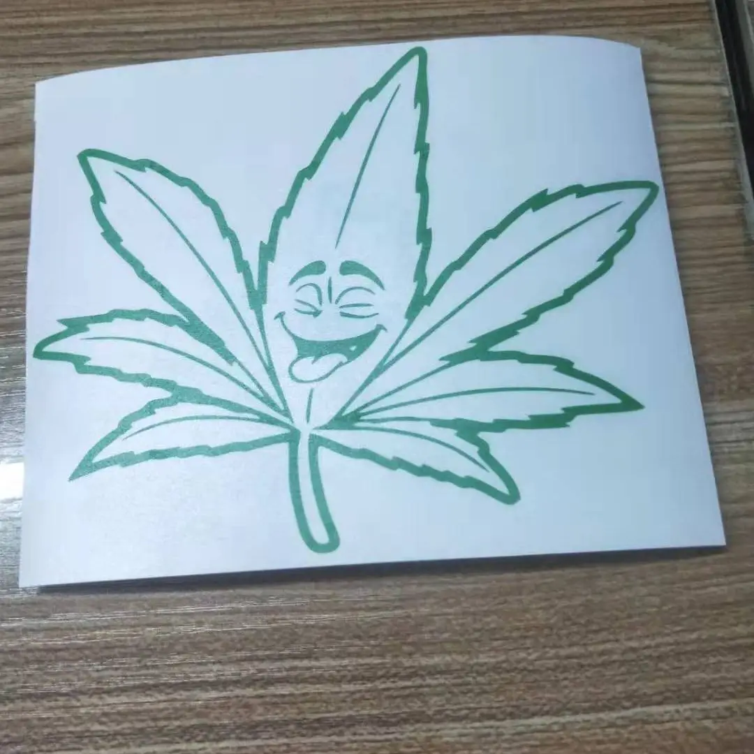 Pot листовая Наклейка Wall Car Marjua Weed Canabs Rasta Decor стикер в стиле хиппи|hippie stickers|car decoration