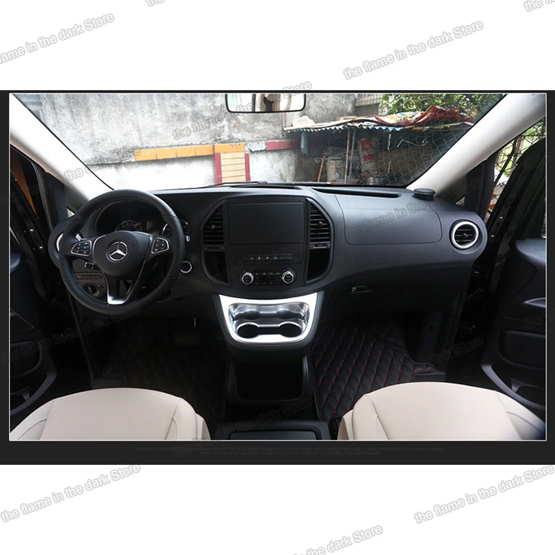 Abs Автомобильный держатель для чашки рамка хромированная отделка mercedes benz vito 2014 2015