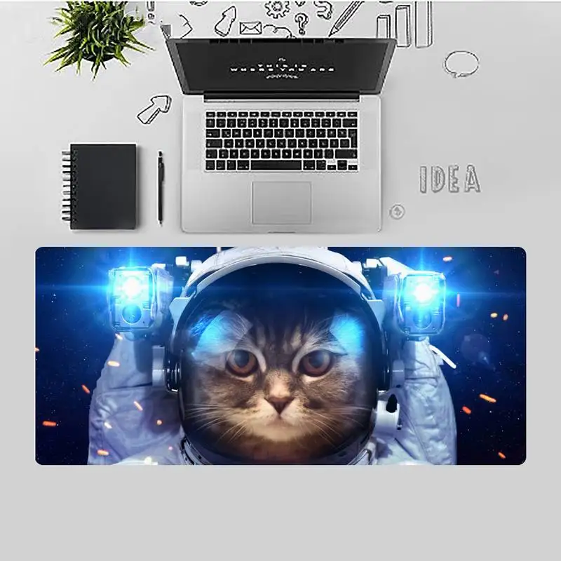 

cat Unique Desktop Pad Game Mousepad X XL XXL Non-slip Cushion Thickness 2mm LockEdge equal LE