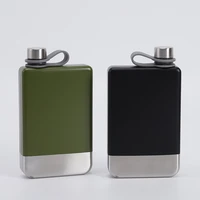 portable small outdoor whisky hip flask stainless steel hip flask home sealed jar decantador de vino drinkware bk50jh