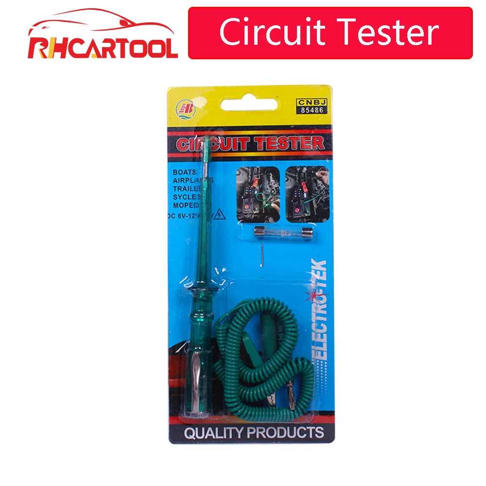 Тесты на замок зажигания автомобиля диагностический цепи ведет с источником