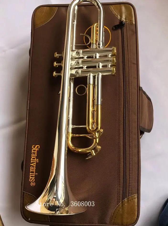 Bach LT180S-72 труба с посеребренным золотым ключом плоский Bb профессиональные