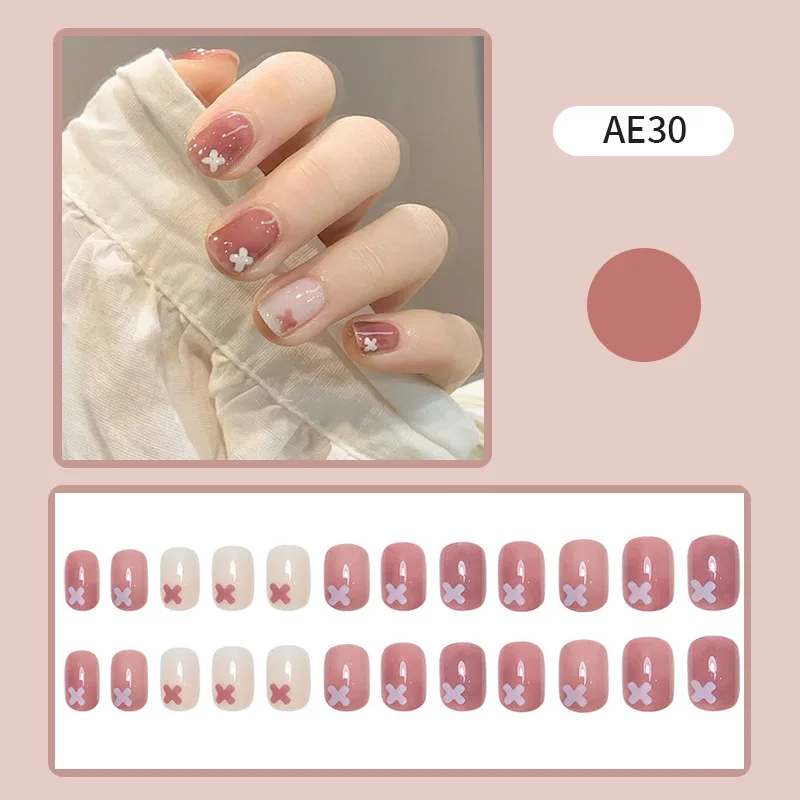 24 шт. маникюрная паста для ногтей со съемным клеем | Красота и здоровье