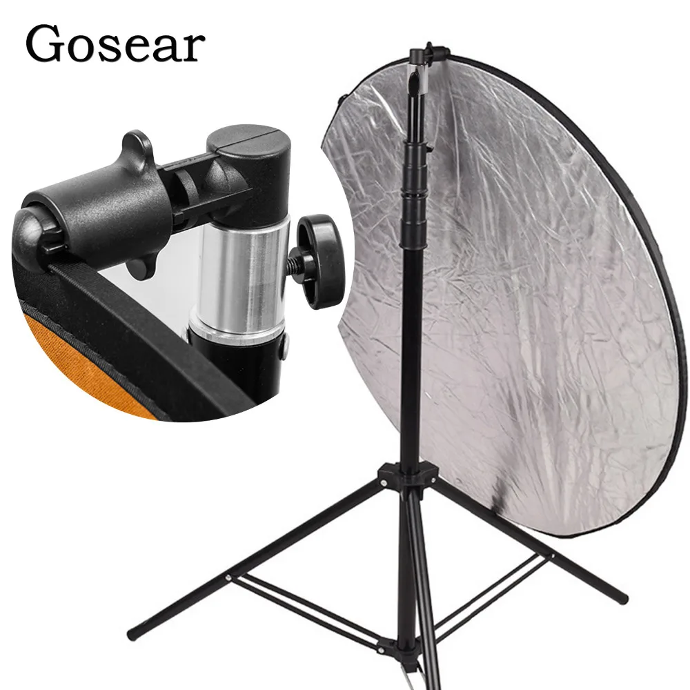 Алюминиевый Портативный Фотофон Gosear 55x73 мм для фотостудии софтбокс с отражателем