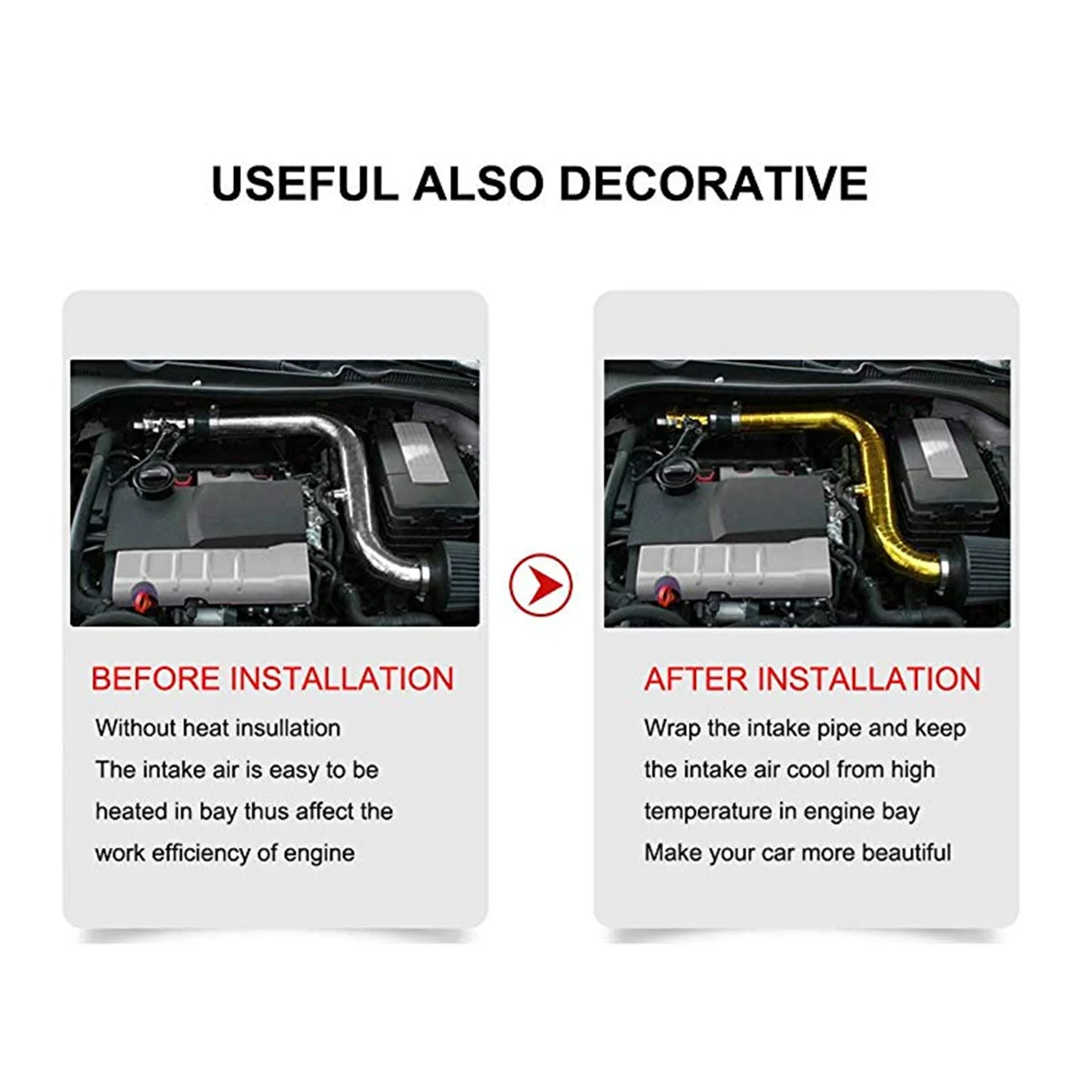 Теплоизоляционный экран воздухозаборник светоотражающий тепловой барьер 5 см /