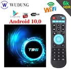 ТВ-приставка T95, Android 10,0, Allwinner H616, 4 ядра, 2,4 ГГц, Wi-Fi, HD, 6K, H.265, 4 + 3264 ГБ