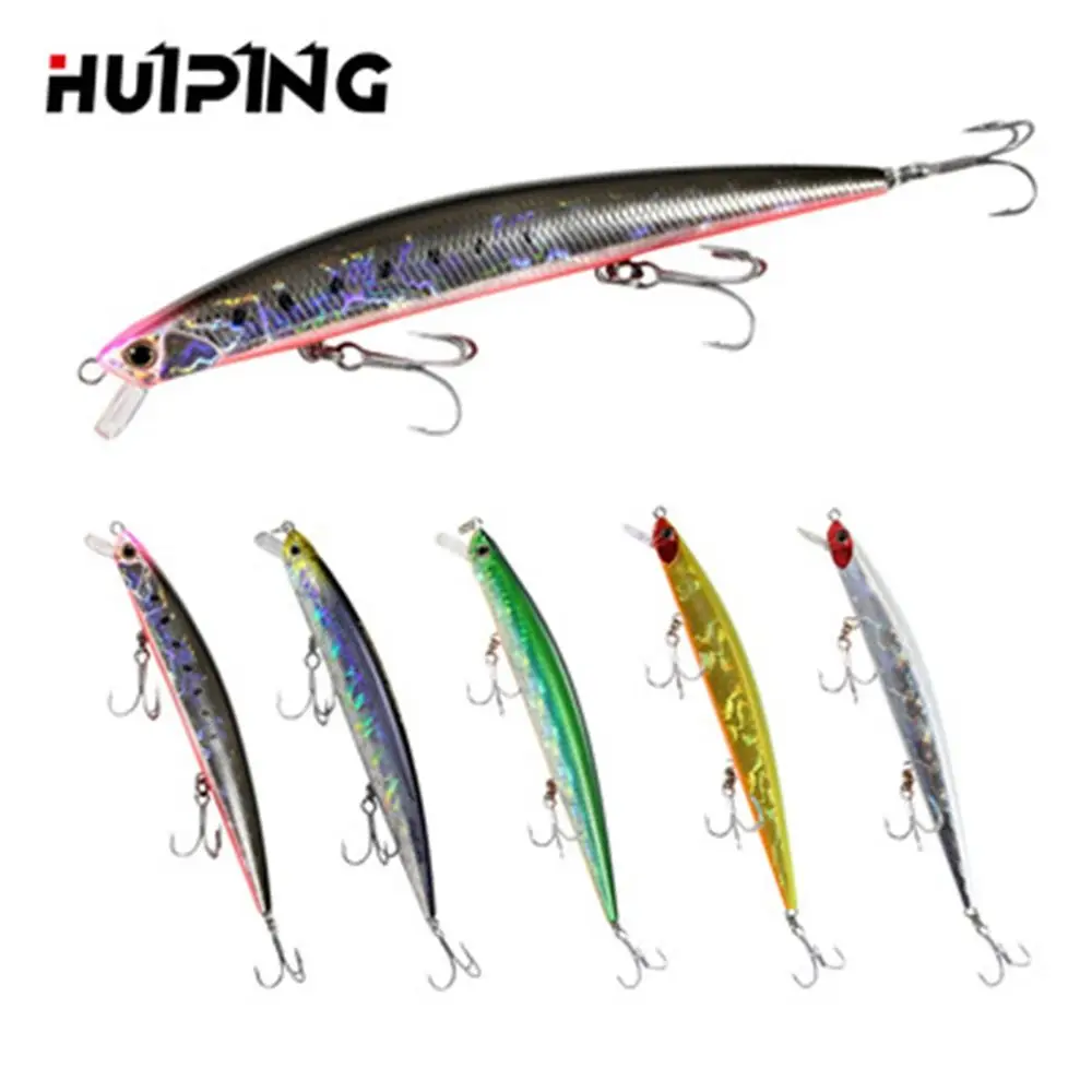 

Floating Fishing Lure 146g 125cm Artificial Bait VIB Minnow 3D Eyes Wobbler Bass Pike Fishing Tackle