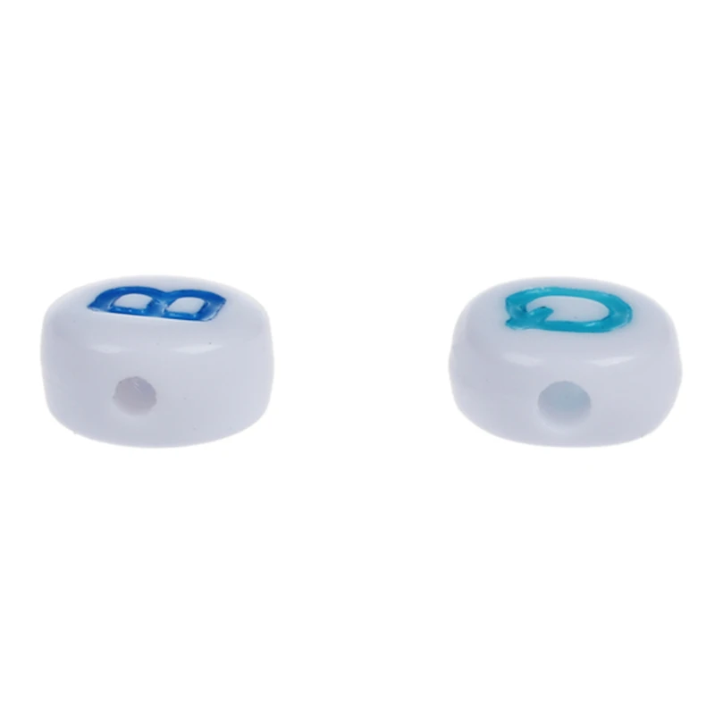 

200 letter beads bracelet round plastic beads