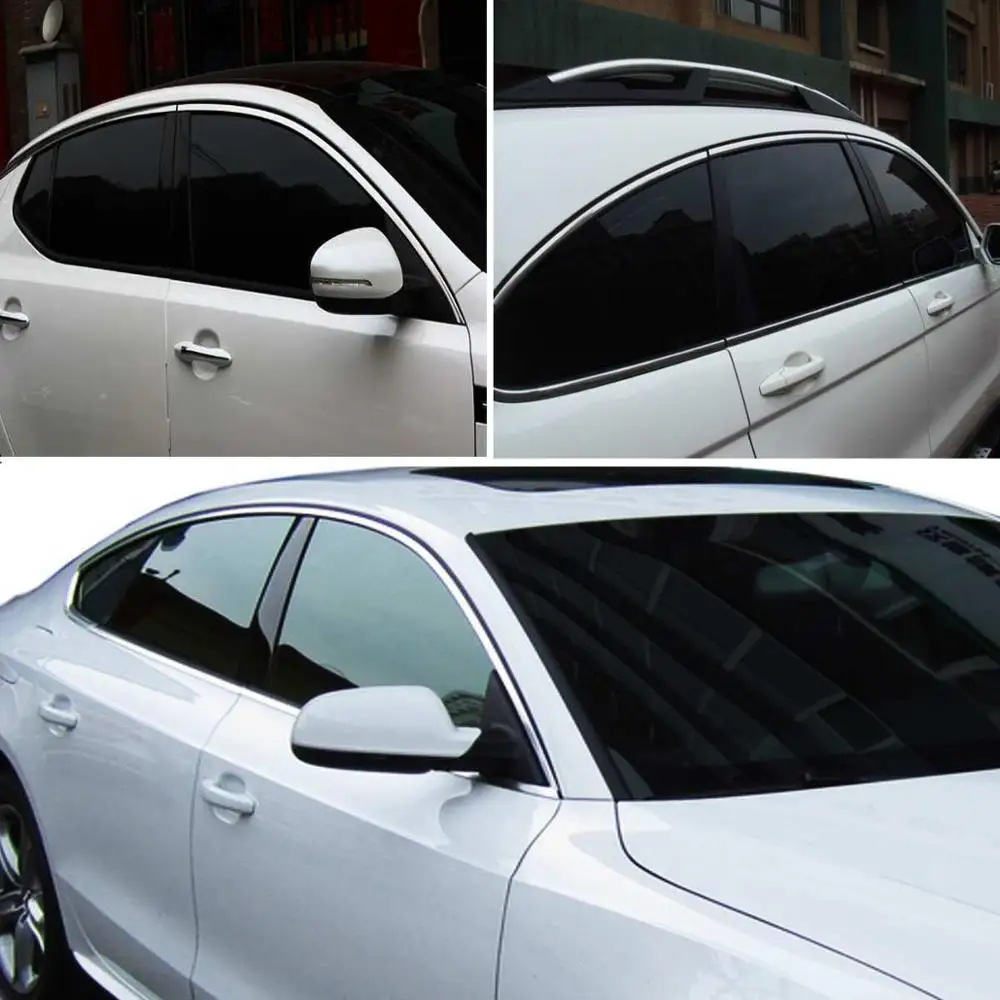

Black Window Tint Film Glass Car Auto Uncut Window Tint 5%-50% Black Film 20" Inches x 10'Feet Car Privacy Protection Solar