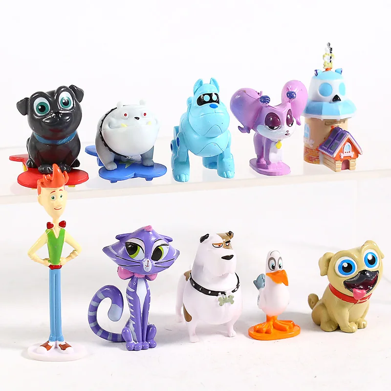 Щенок собака Pals бинго Ролли ПВХ Фигурки игрушки 10 шт./компл.|Игровые фигурки и
