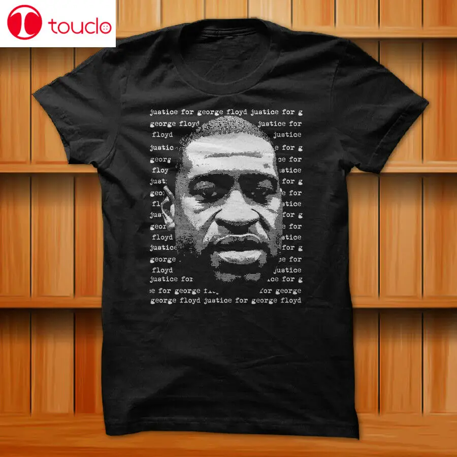 

Justice I Can'T Breathe George Floyd T-Shirt Black 100% Cotton S-Xl Size Unisex Women Men Tee Shirt