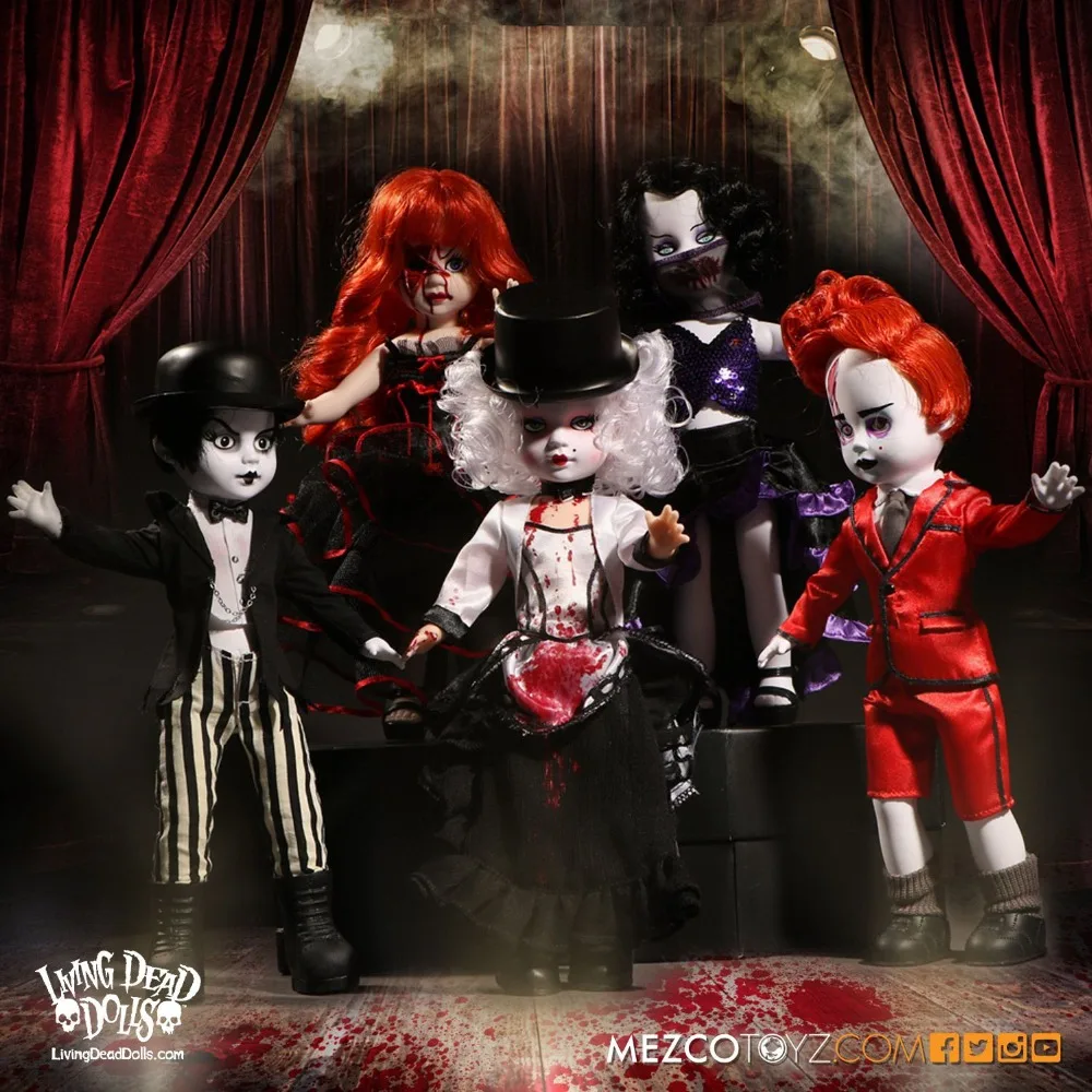 Mezco Серия 33 живые мертвые куклы Moulin Morgue Carotte Morts Фигурки игрушки