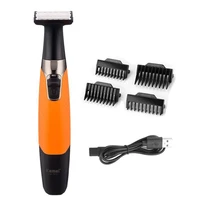 kemei electric shaver beard shaver rechargeable electric razor body hair trimmer men shaving machine hair clipper face care