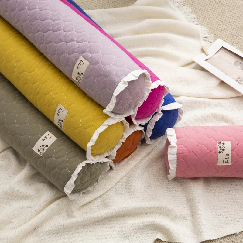 Длинная Подушка ярких цветов внутренняя гречишная шелуха хлопковая круглая