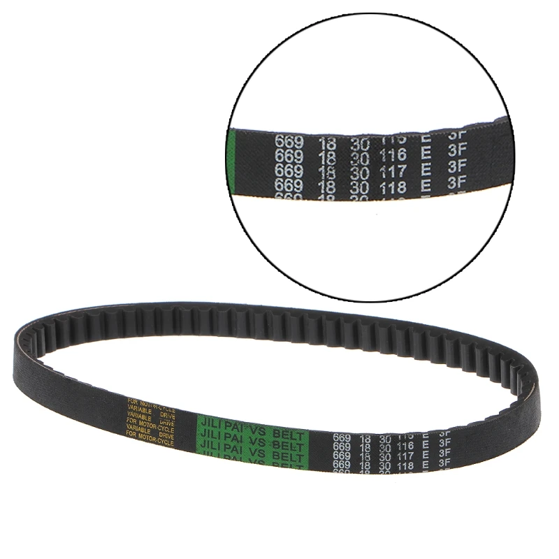 Motorcycle Drive Belt 669 For GY6-50 Scooter Moped Long-Case Quad Buggy Kart ATV | Chain & Transmission