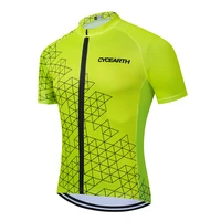 cycearth cycling clothing summer bike shirt mens cycling jersey short sleeve sportswear maillot ciclismo mtb breathable 2021