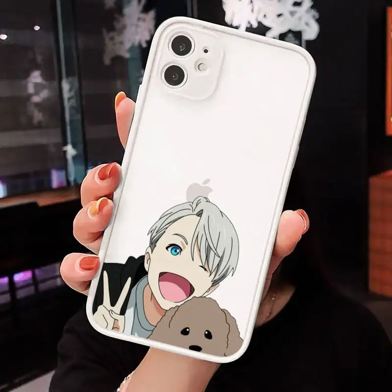 

yuri on ice Japan anime Phone Cases matte transparent For iphone 7 8 11 12 plus mini x xs xr pro max cover