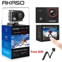 akaso go ek7000 pro 4k action camera with touch screen eis adjustable view angle 40m diving camera remote control sports camera
