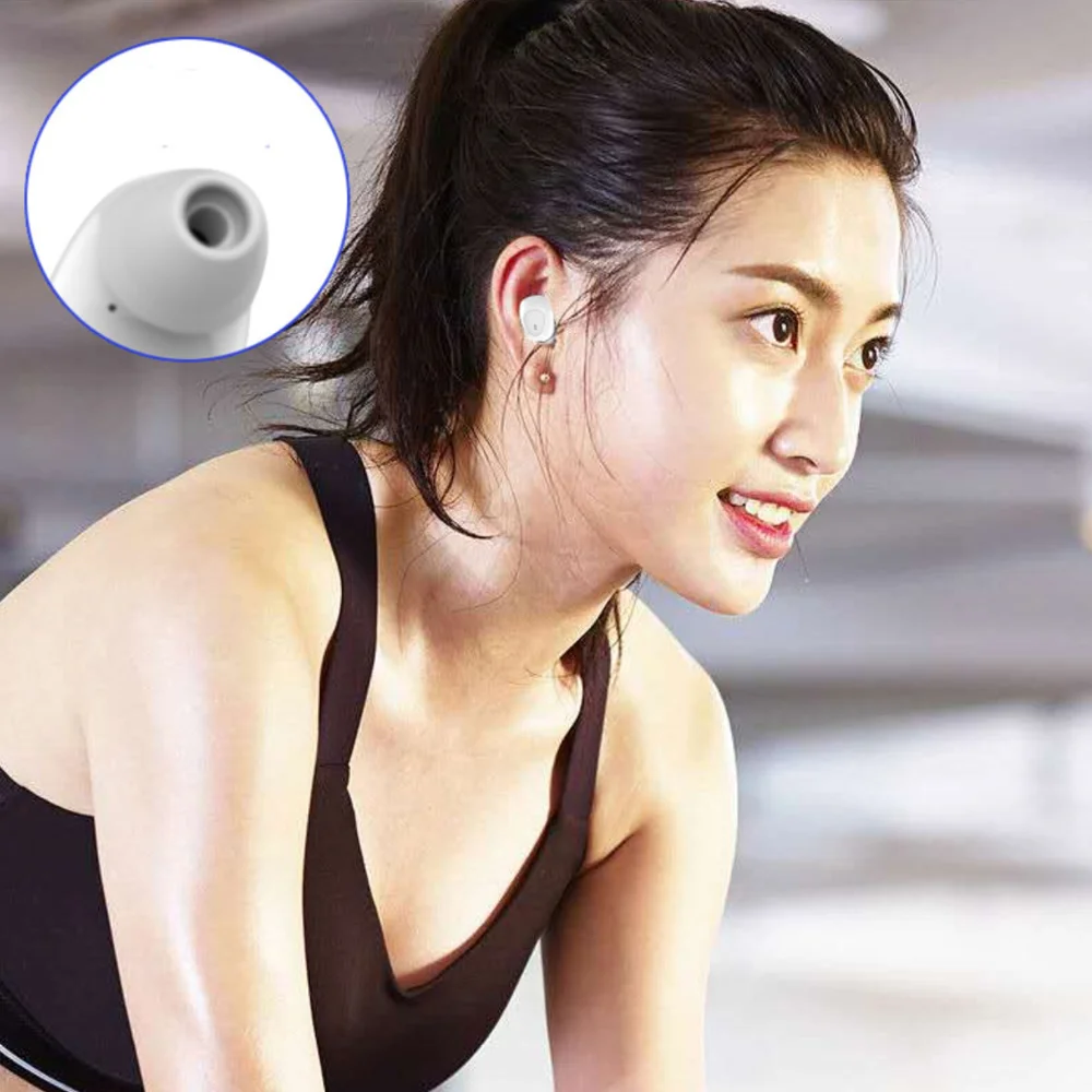 C1 наушники-вкладыши TWS с настоящие Беспроводные наушники Bluetooth 5 0 спортивная