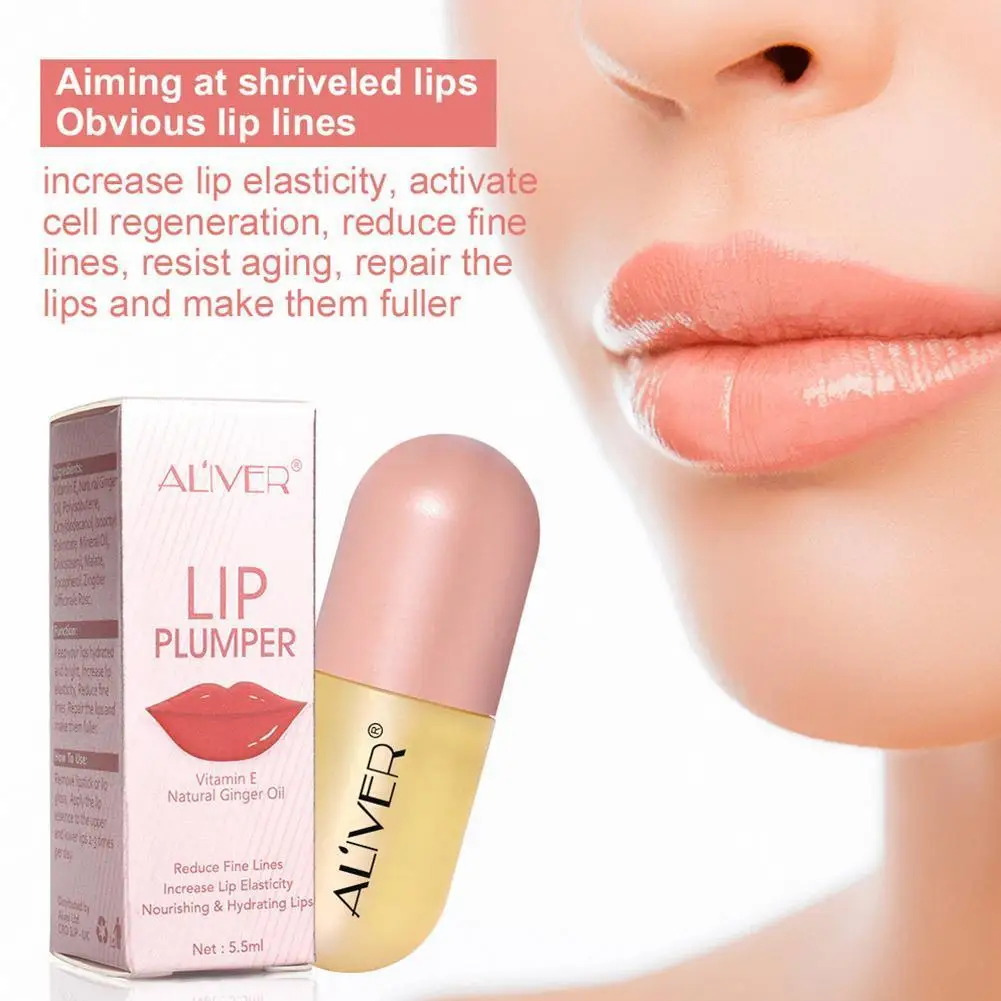 

Day Night Instant Volume Lips Plumper Oil Moisturizing Repairing Plump Enhancer Reduce Line Lip Lip Makeup Cosmetics Fine S Y7N2